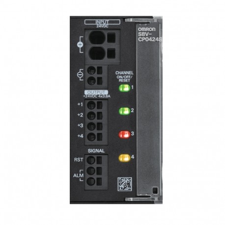 Omron S8V-CP0424S S8VCP0424S OMRON Electronic circuit breaker, 4 channels, 3.8 A per channel, 24 VDC, UL..